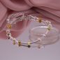 Preview: Armband Bicolor, Silber, Vergoldung, Perlen